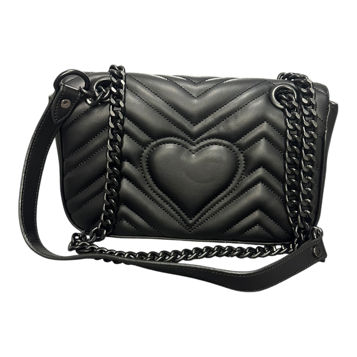 Gucci Heart - Negru