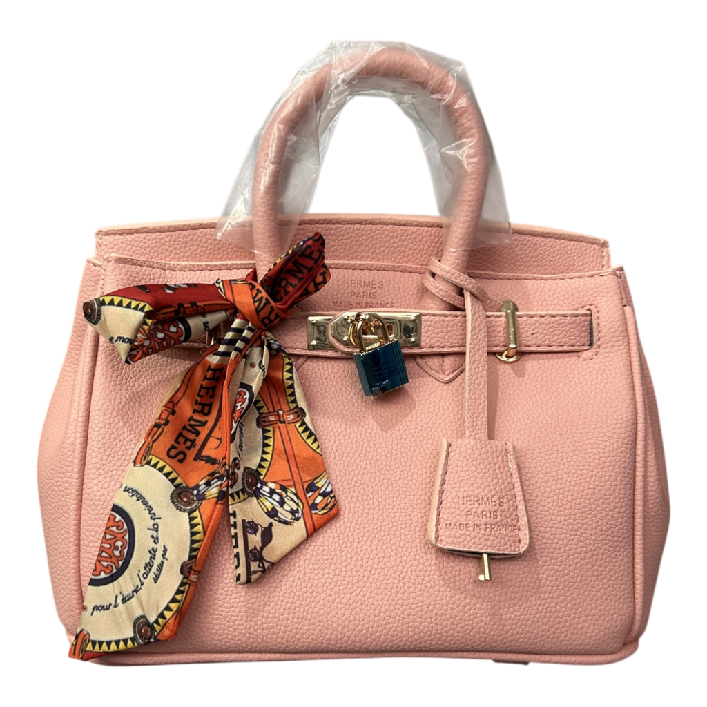 Hermès Top-Handle – Roz pudrat – fotografia 1