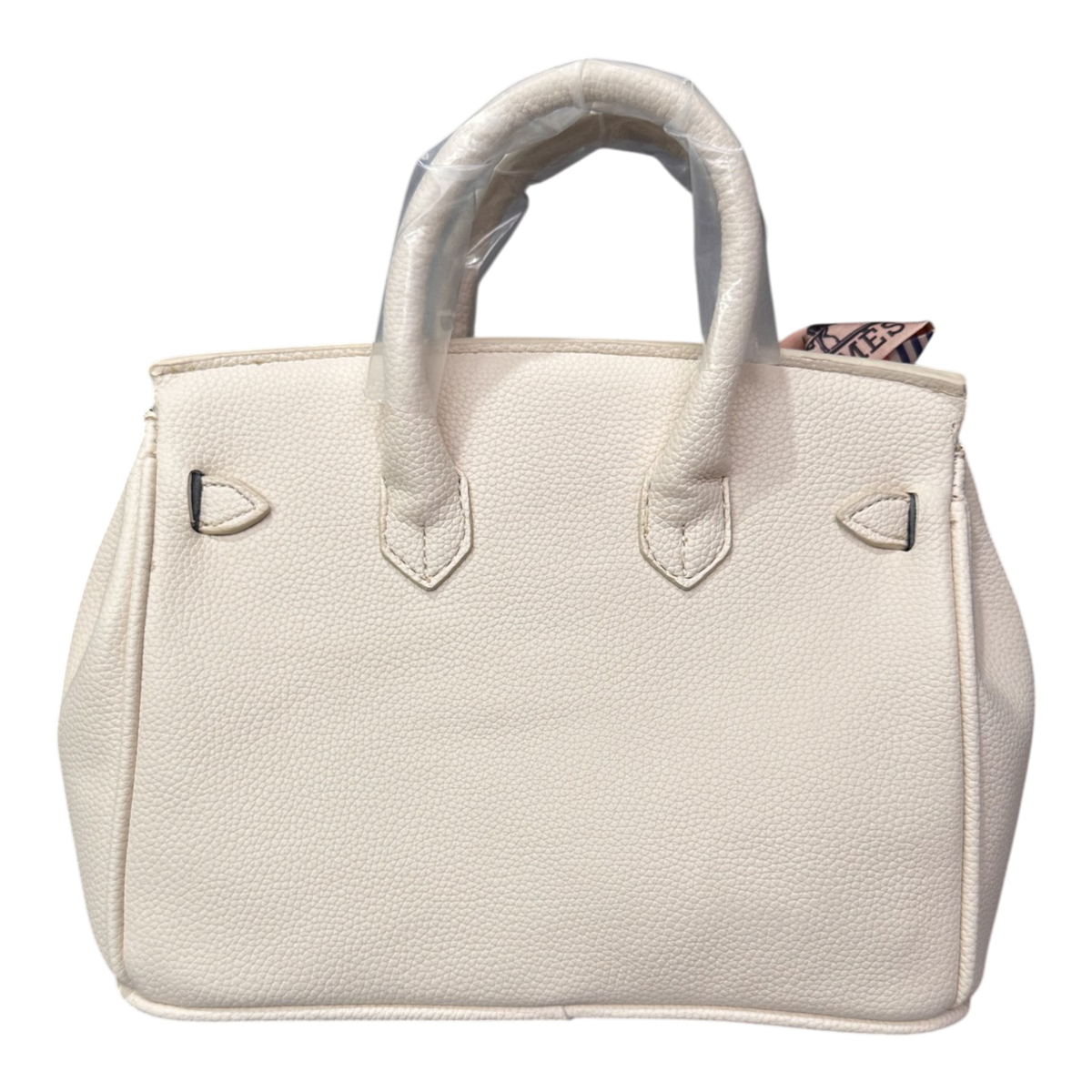 Hermès Top-Handle – Fildeș – fotografia 3