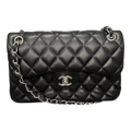 Chanel Quilted Compactă Negru