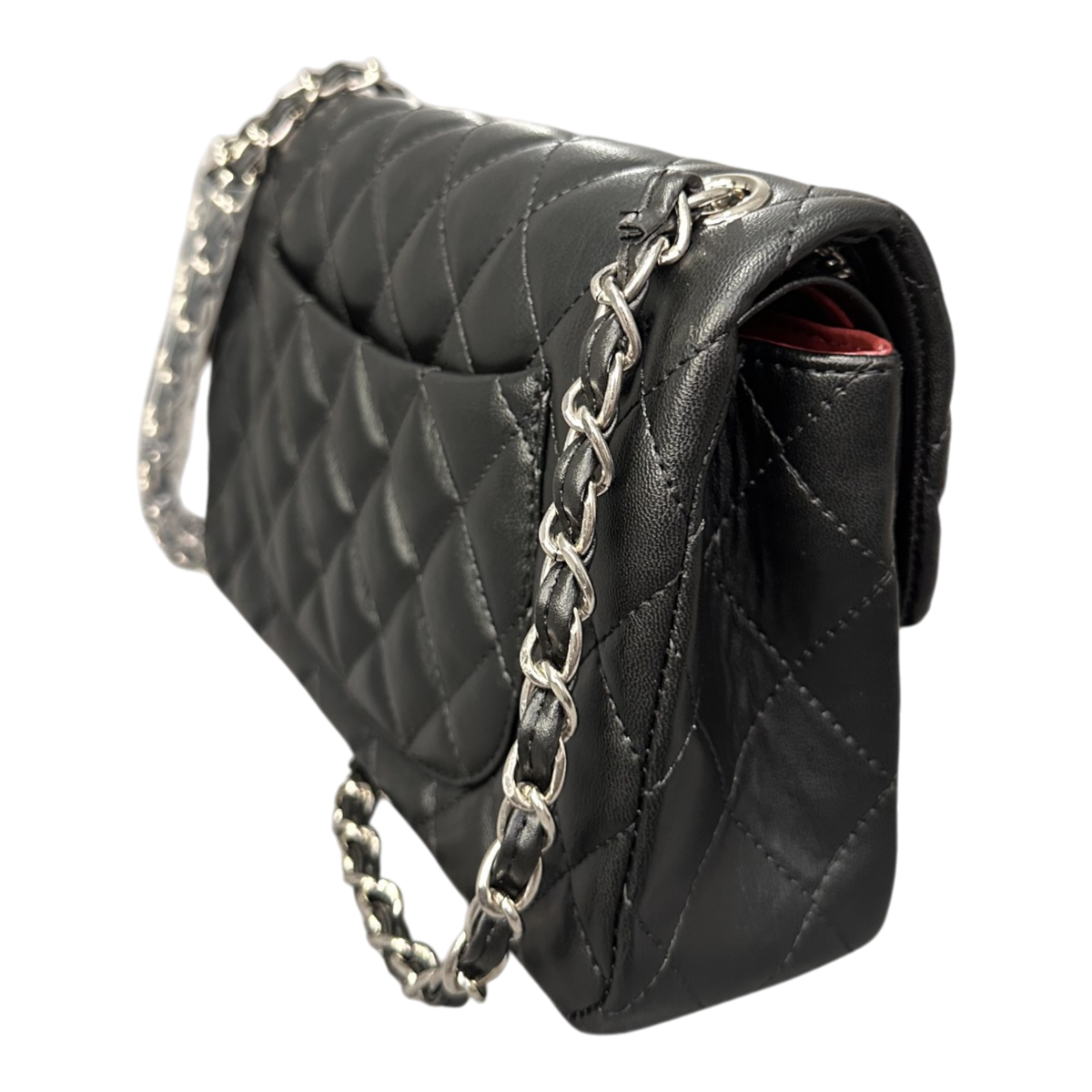 Chanel Quilted Compactă Negru