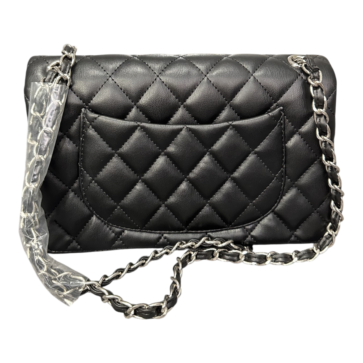 Chanel Quilted Compactă Negru