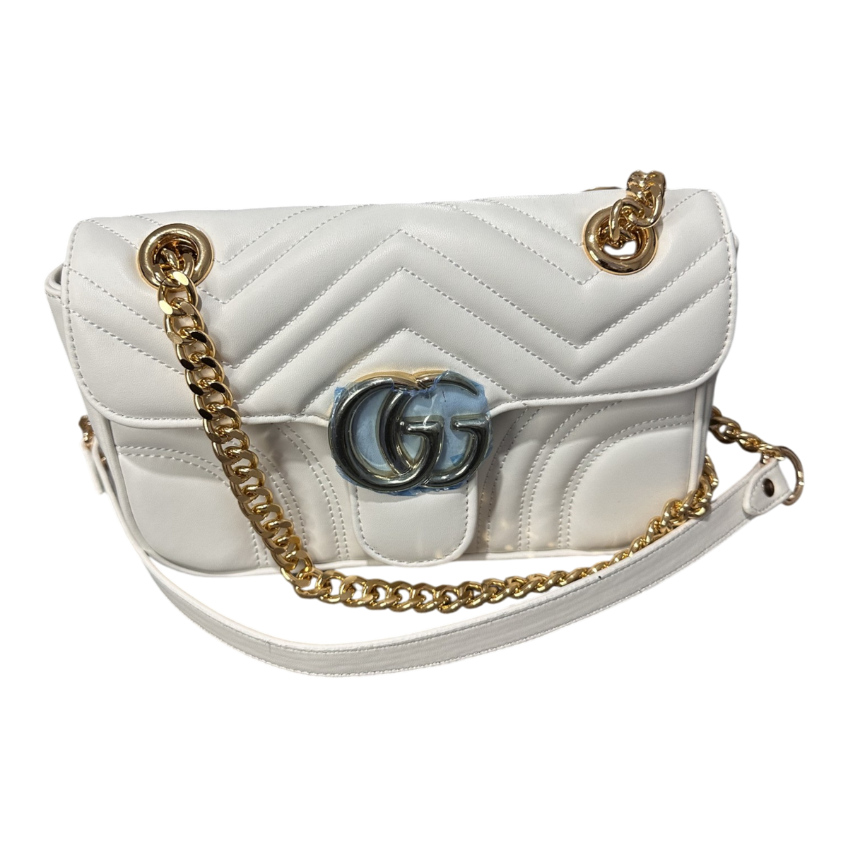 Gucci Chevron – Alb – fotografia 1