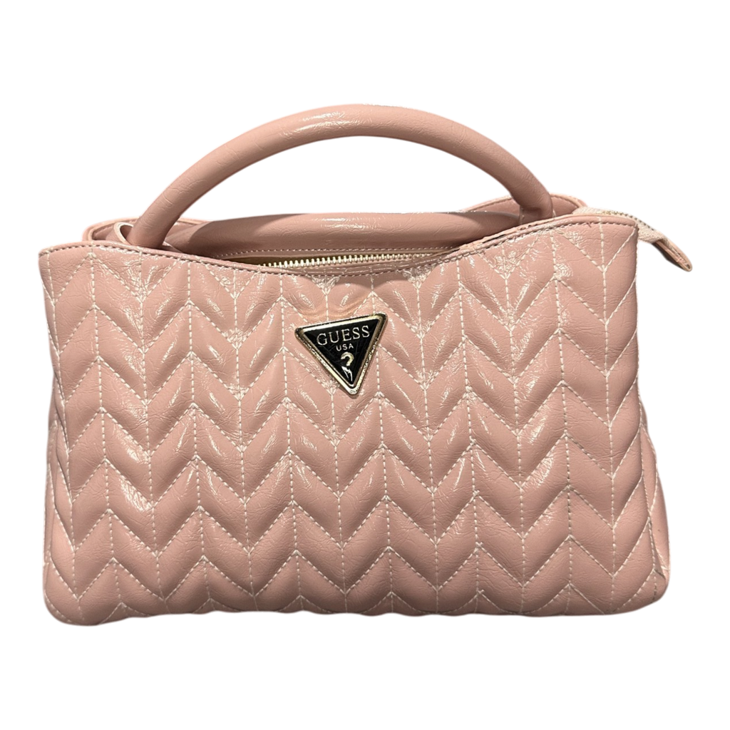 Guess Quilted Tote – Roz pudrat – fotografia 1