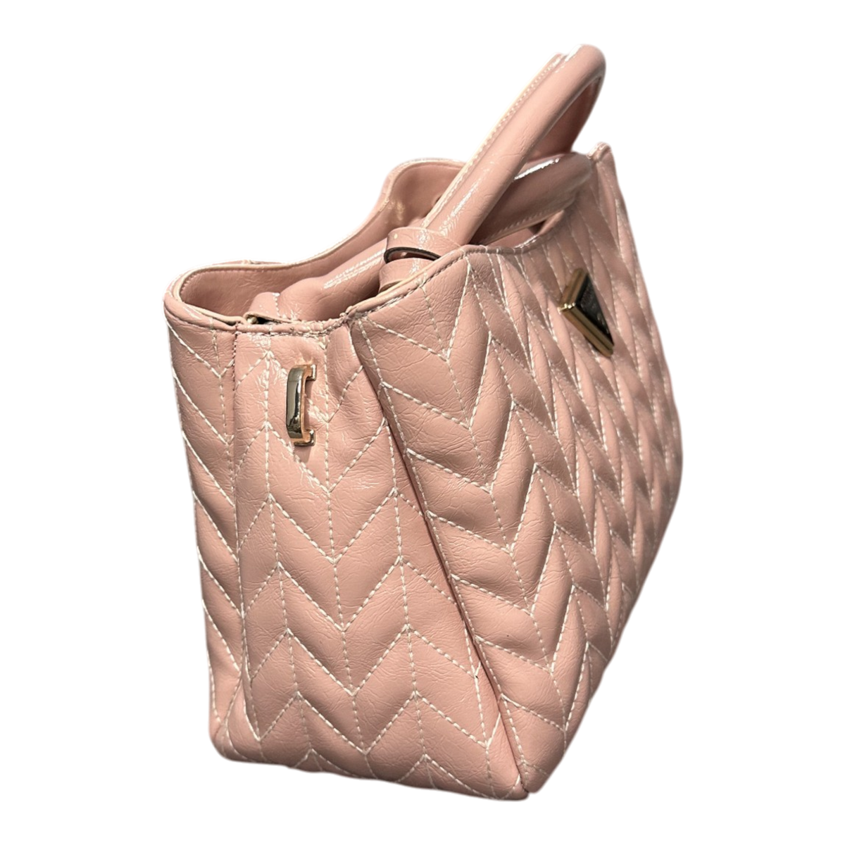 Guess Quilted Tote – Roz pudrat – fotografia 2
