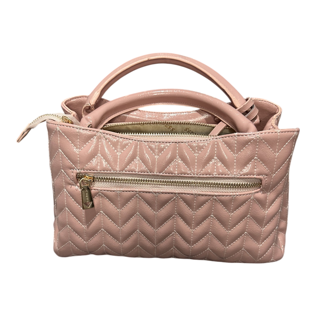 Guess Quilted Tote – Roz pudrat – fotografia 3