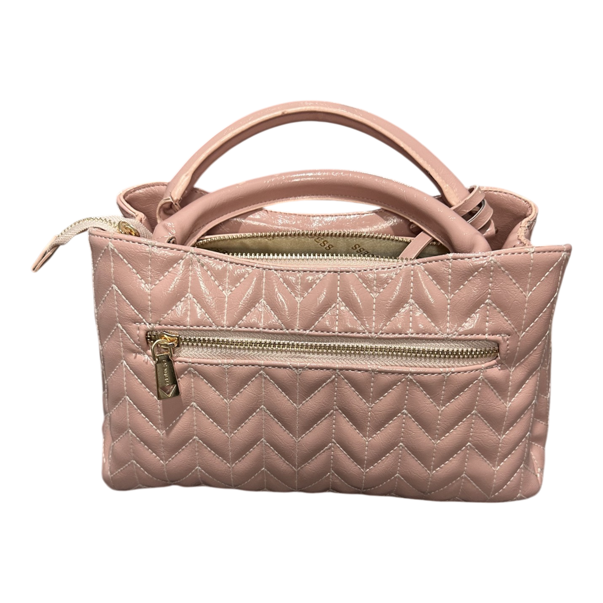 Guess Quilted Tote – Roz pudrat – fotografia 3