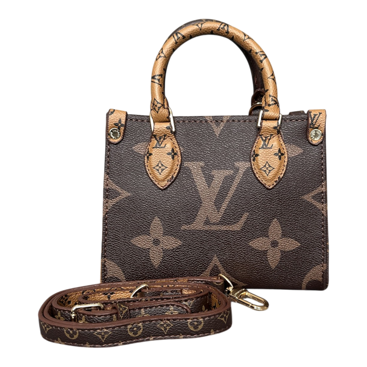 Louis Vuitton Monogram – Două Fețe, Maro & Camel – fotografia 4