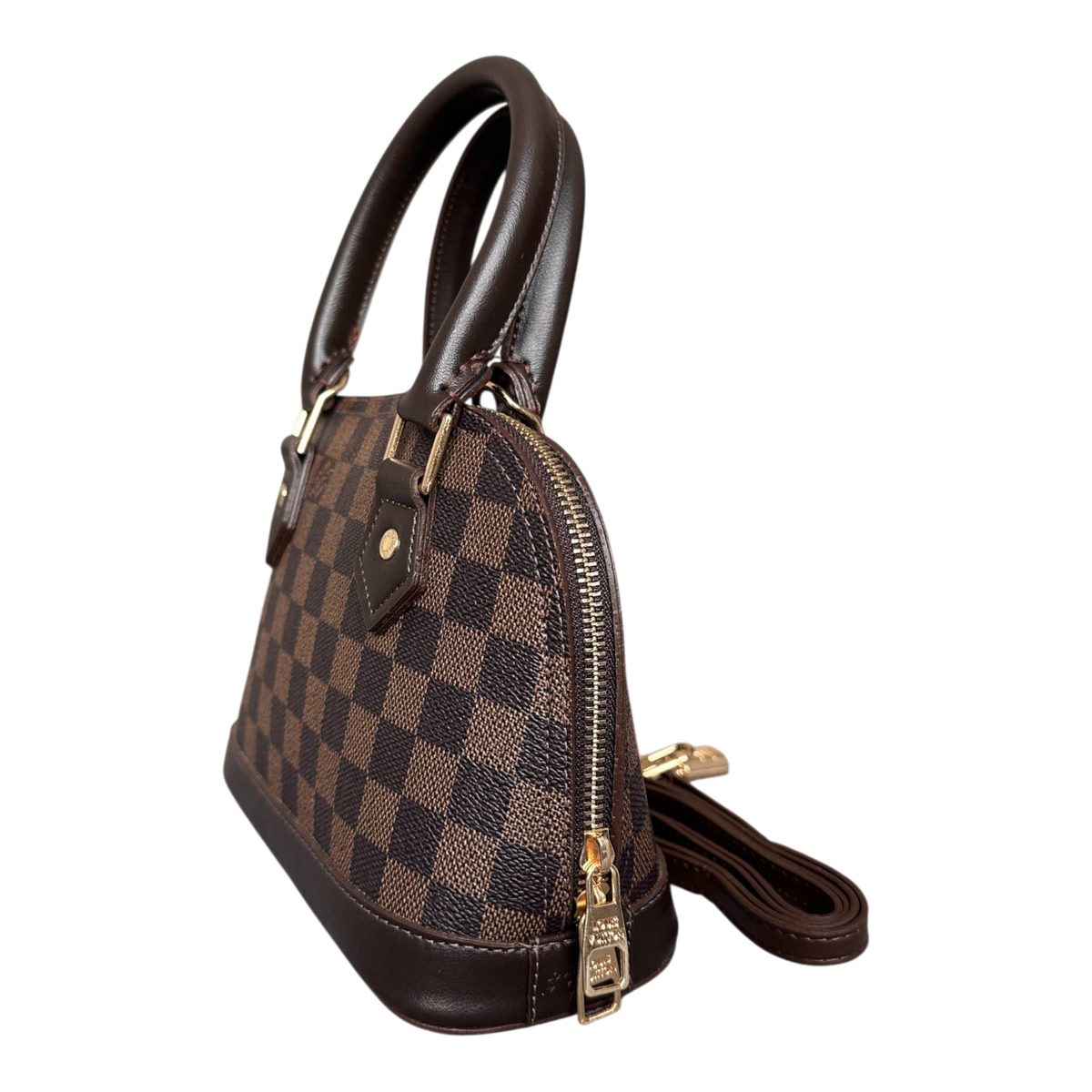 Louis Vuitton Dome – Damier Maro, Mediu – fotografia 2