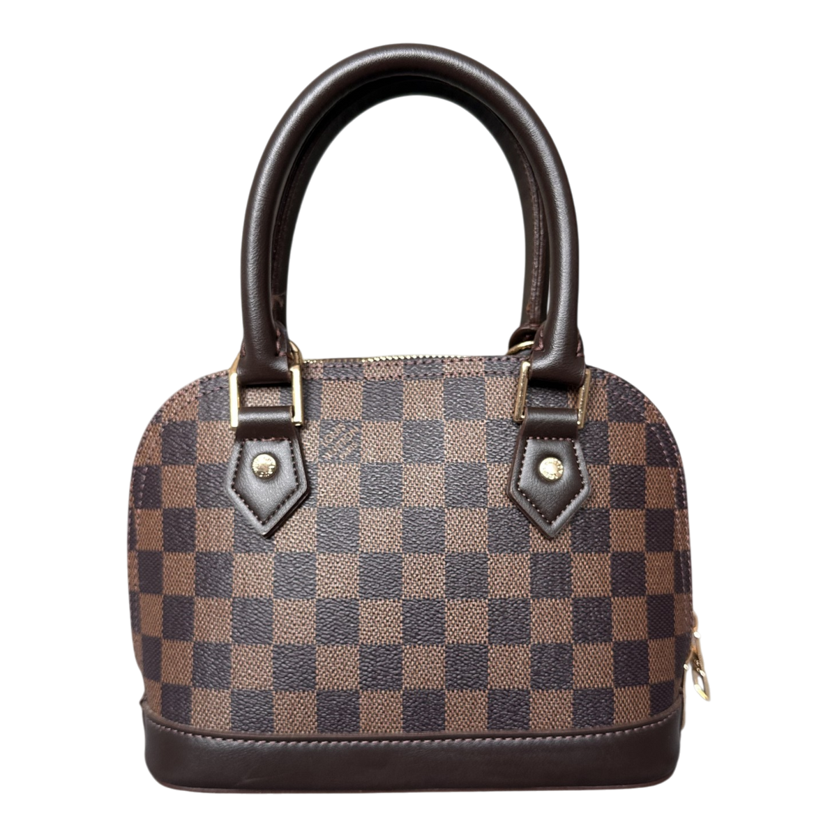 Louis Vuitton Dome – Damier Maro, Mediu – fotografia 3