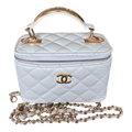 Chanel Vanity – Matlasată, Alb – fotografia 1