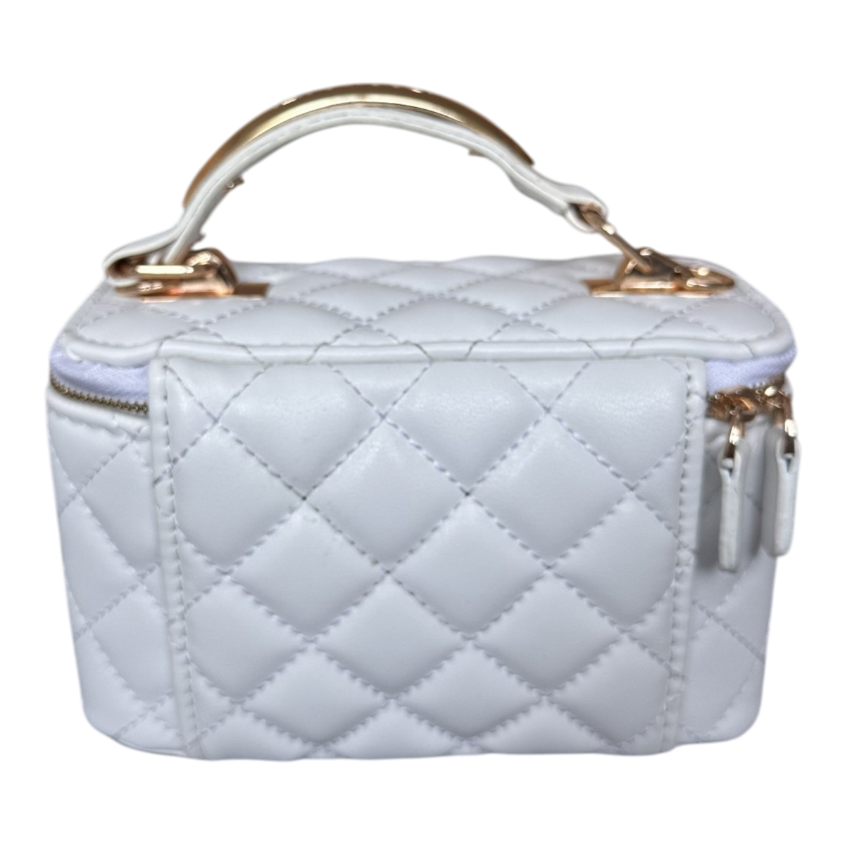 Chanel Vanity – Matlasată, Alb – fotografia 3