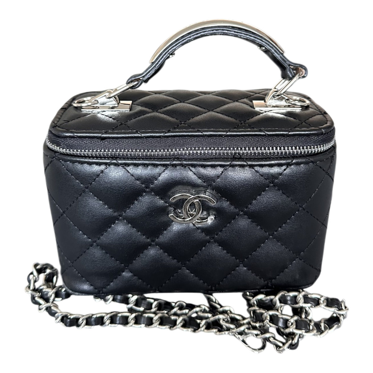 Chanel Vanity – Matlasată, Negru – fotografia 1