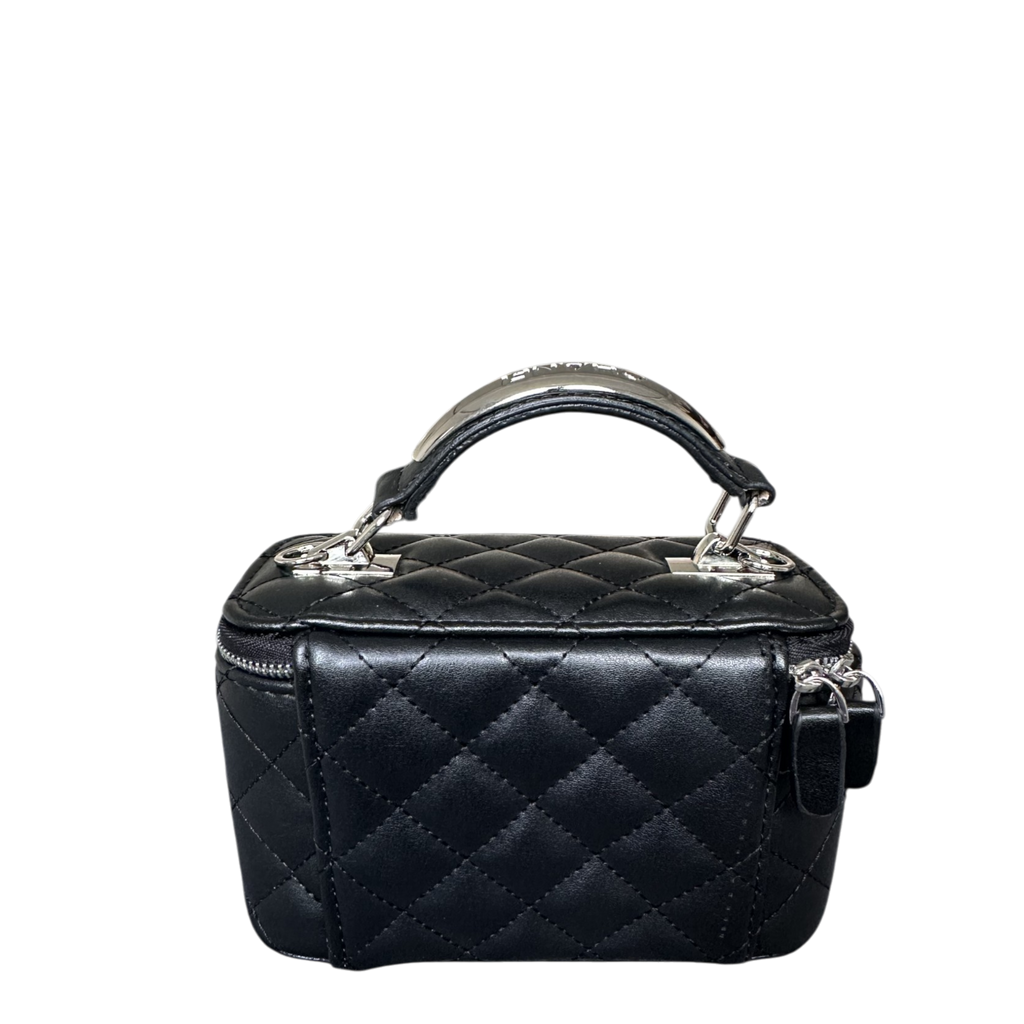 Chanel Vanity – Matlasată, Negru – fotografia 3