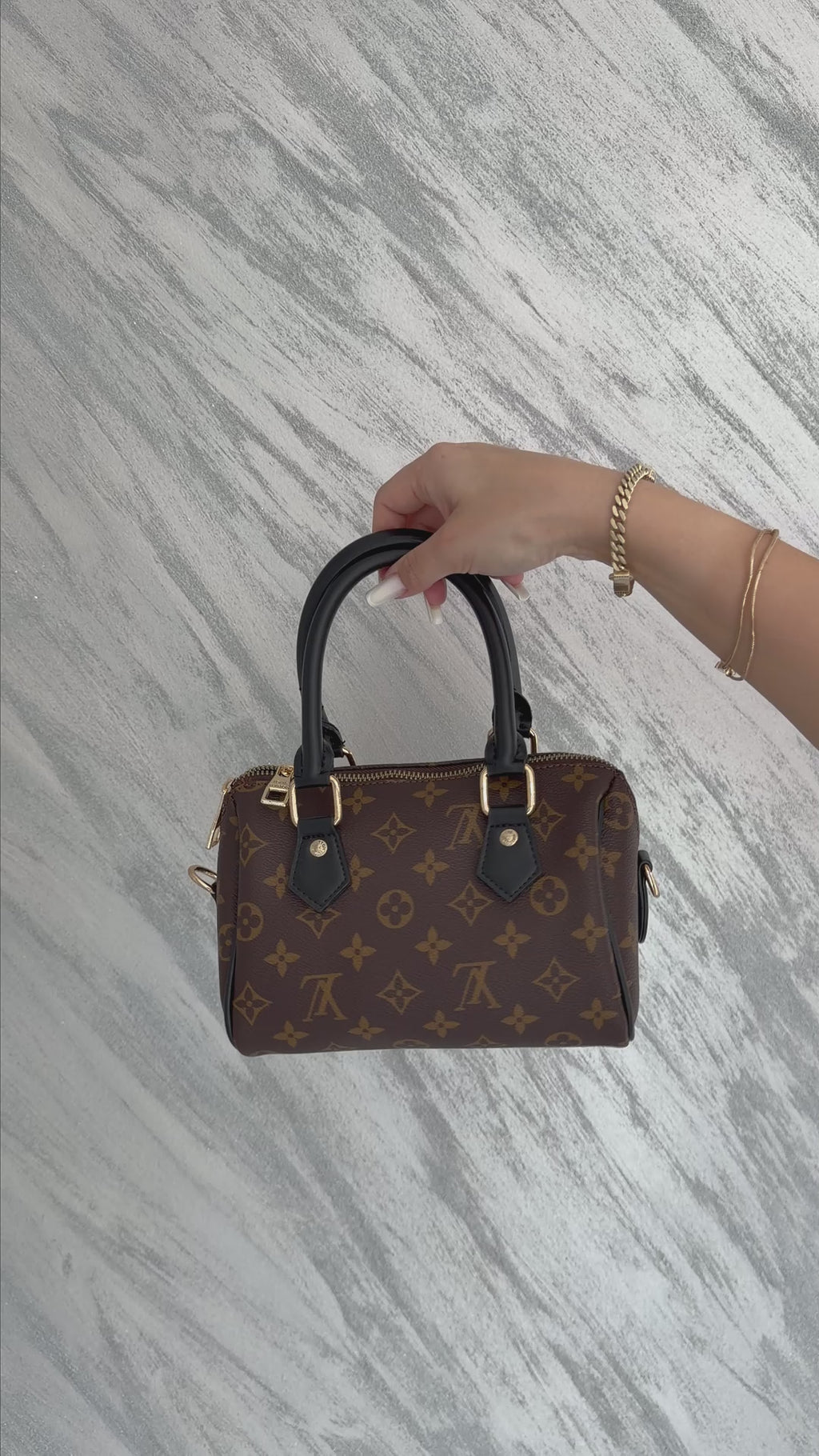 Louis Vuitton Speedy Mini - Monogram maro