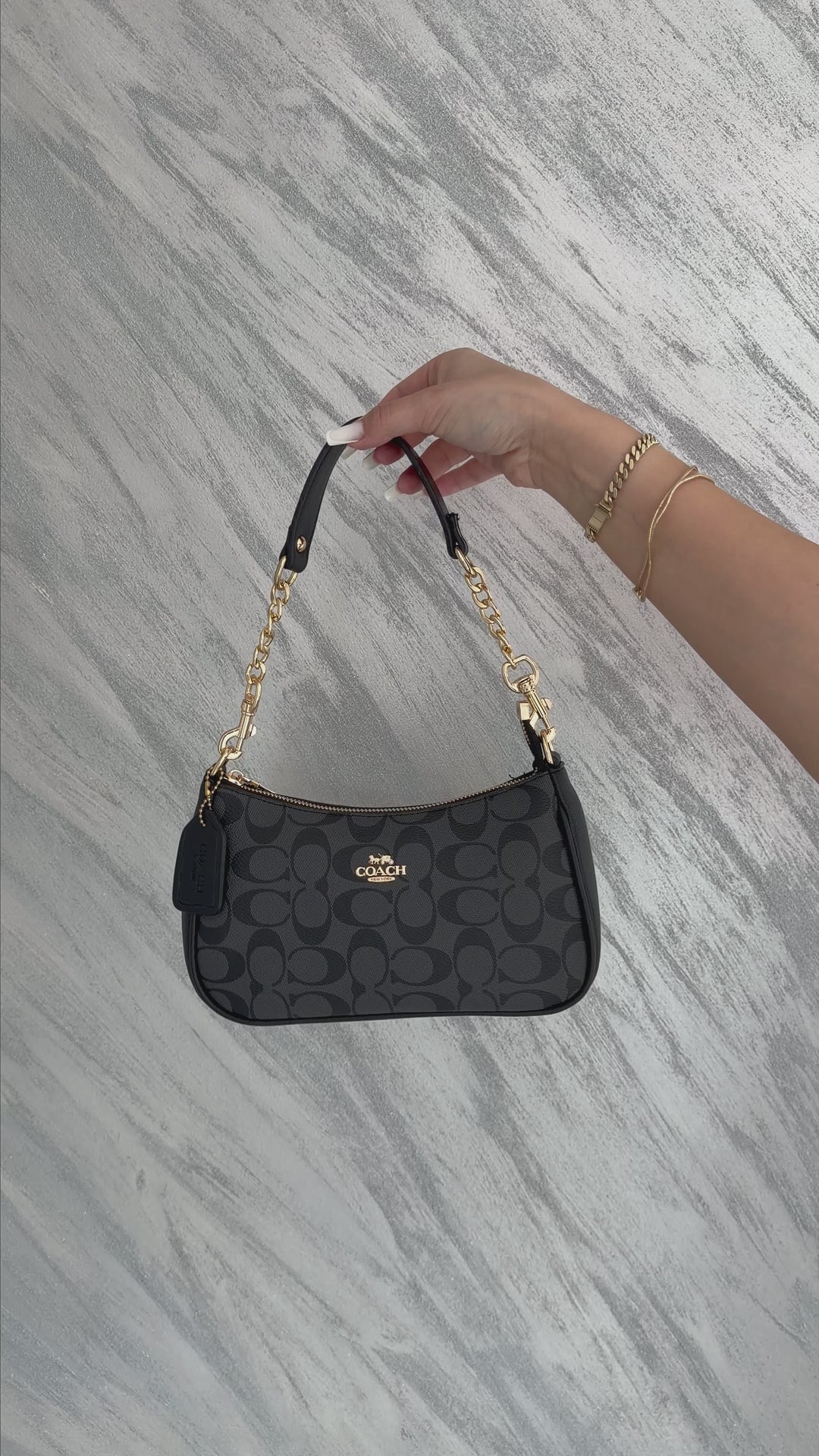 Coach Signature - Negru antracit