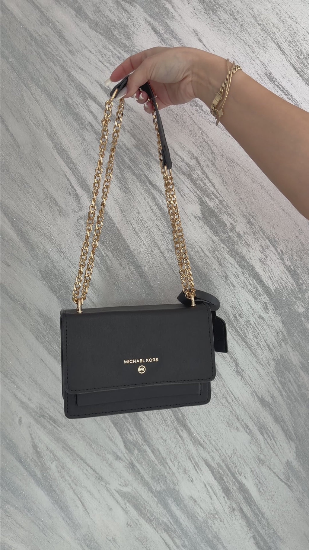 Michael Kors Flap - Negru