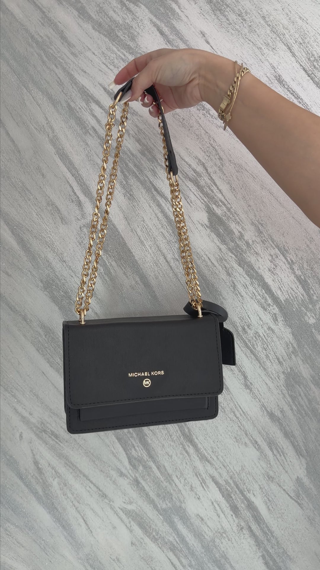 Michael Kors Flap - Negru