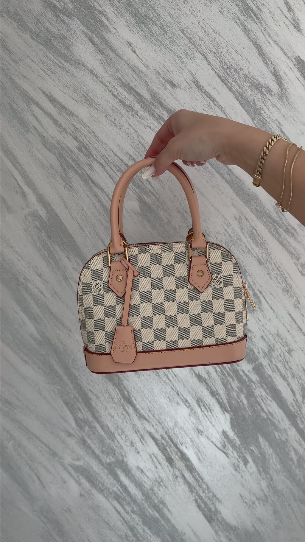 Louis Vuitton Dome – Damier Azur, Nude