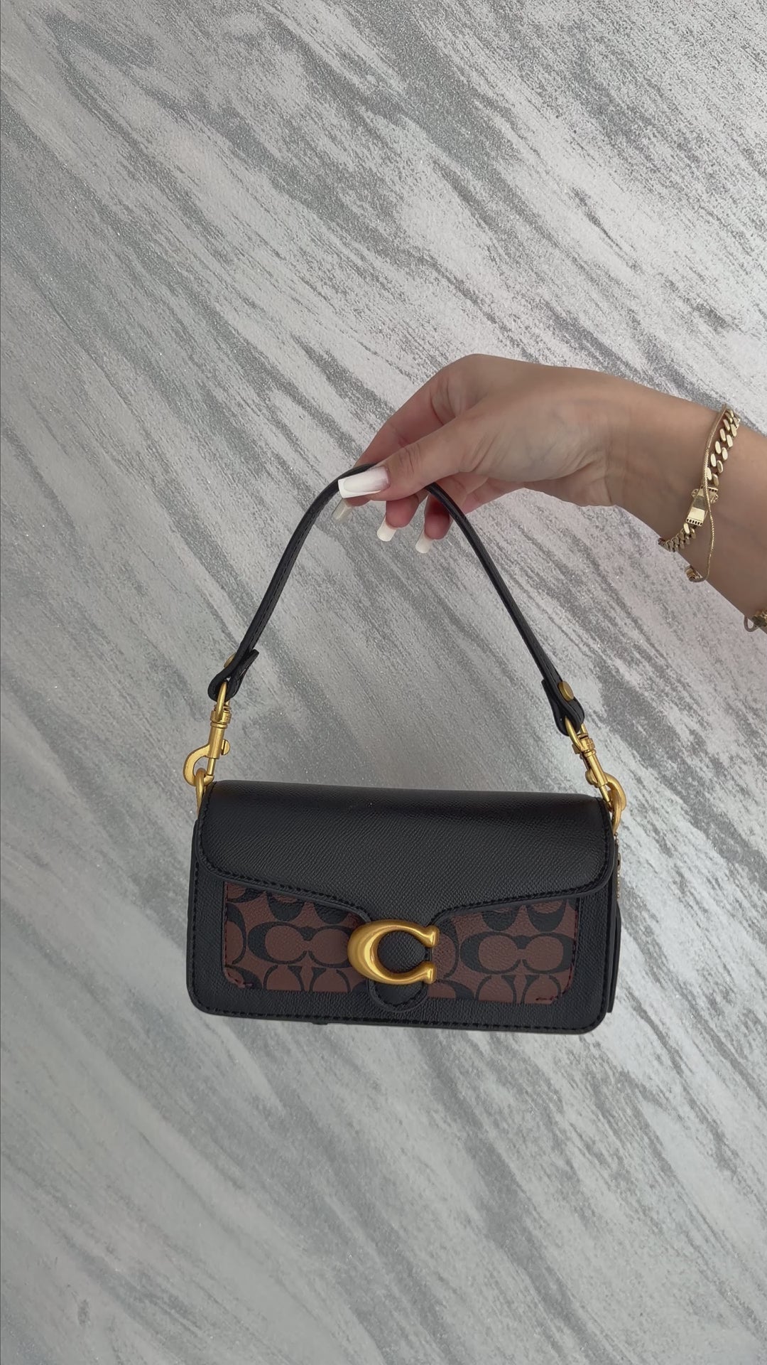 Coach Signature - Negru/Maro