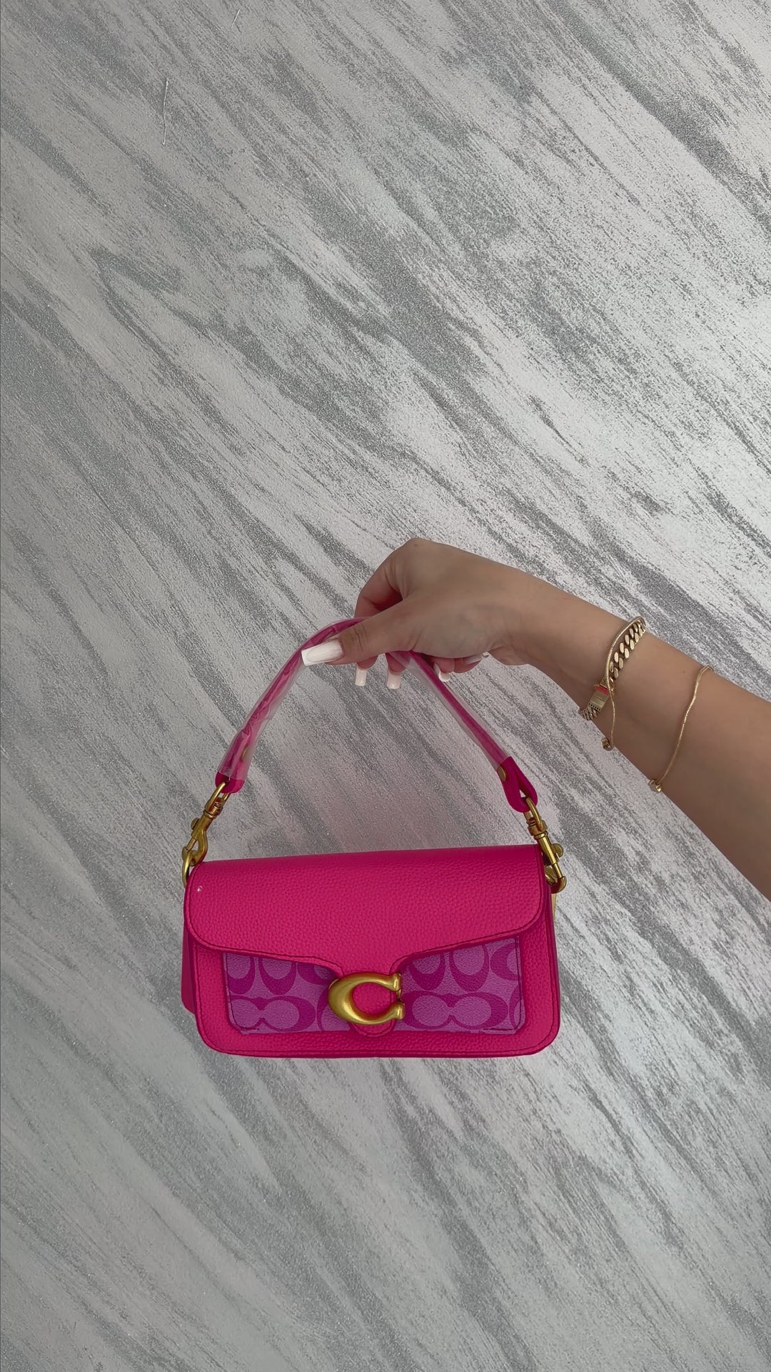 Coach Bandoulière - Roz fucsia