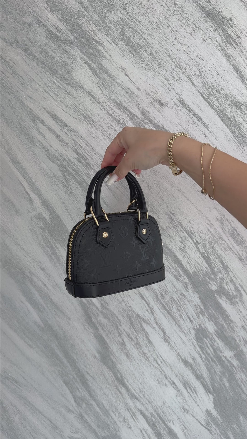 Louis Vuitton Dome – MINI Negru