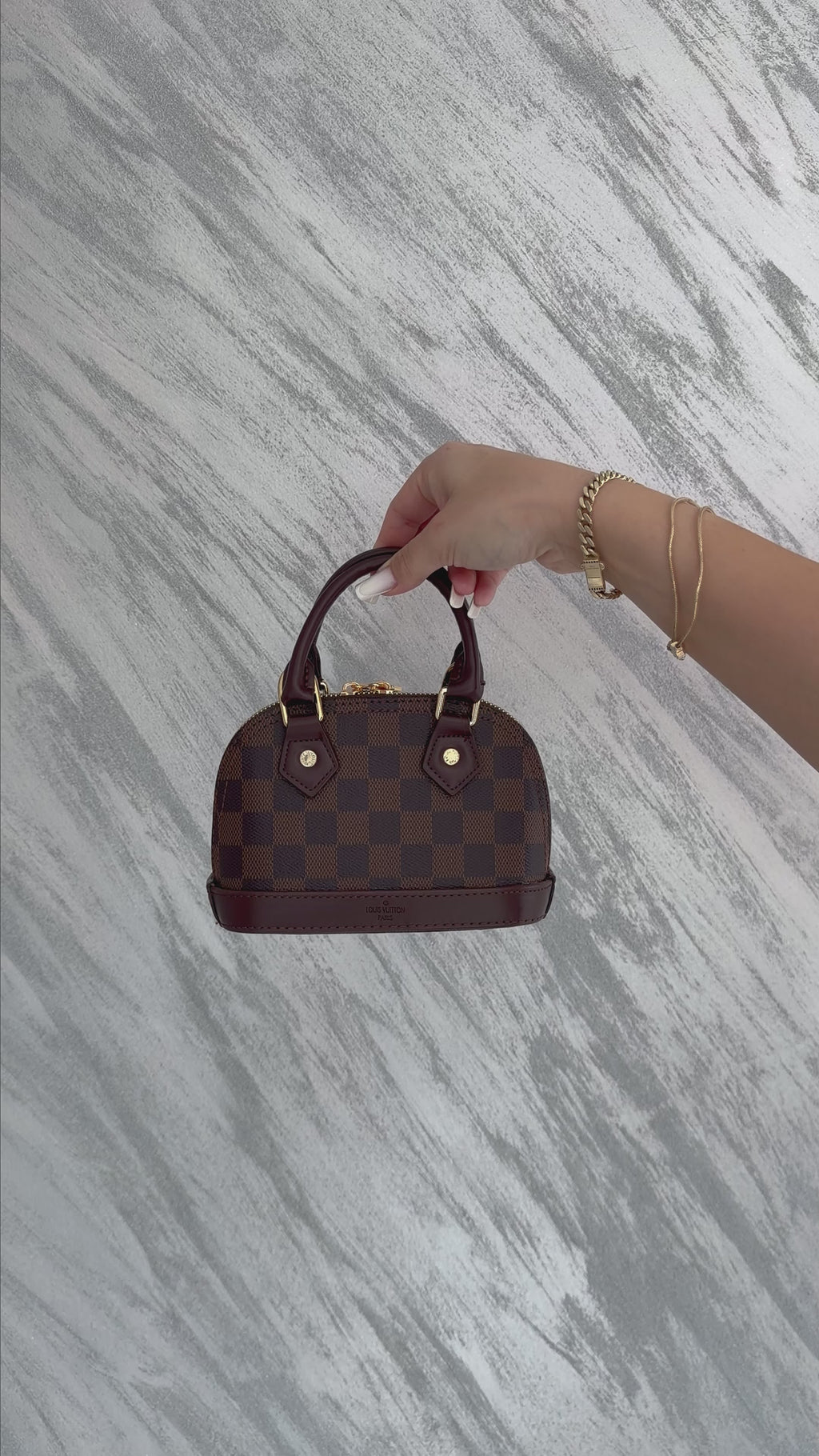 Louis Vuitton MINI  Dome – Damier Maro,